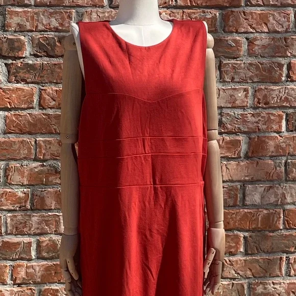 Express orange bodycon form fitting midi dress / XL / Excellent condition - Picture 4 of 17